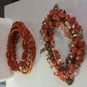 Costume jewelry vintage bracelet set